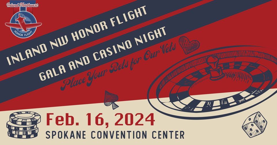 2024 Inland Northwest Honor Flight Gala and Casino Night, Spokane