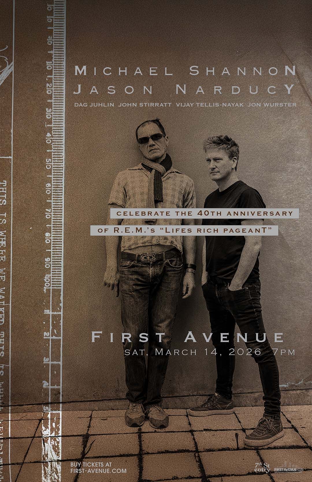 Michael Shannon & Jason Narducy, 15 March | Event in Bloomington | AllEvents