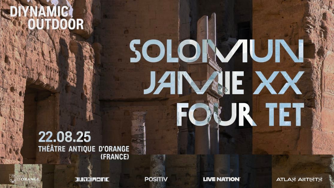 Diynamic Outdoor With Solomun, Jamie ** And Four Tet in Orange, 22 August | Event in Orange | AllEvents