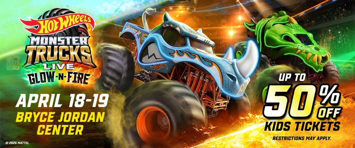 Parking Hot Wheels Monster Trucks Live Glow-N-Fire, 28 February | Event in Colorado Springs | AllEvents