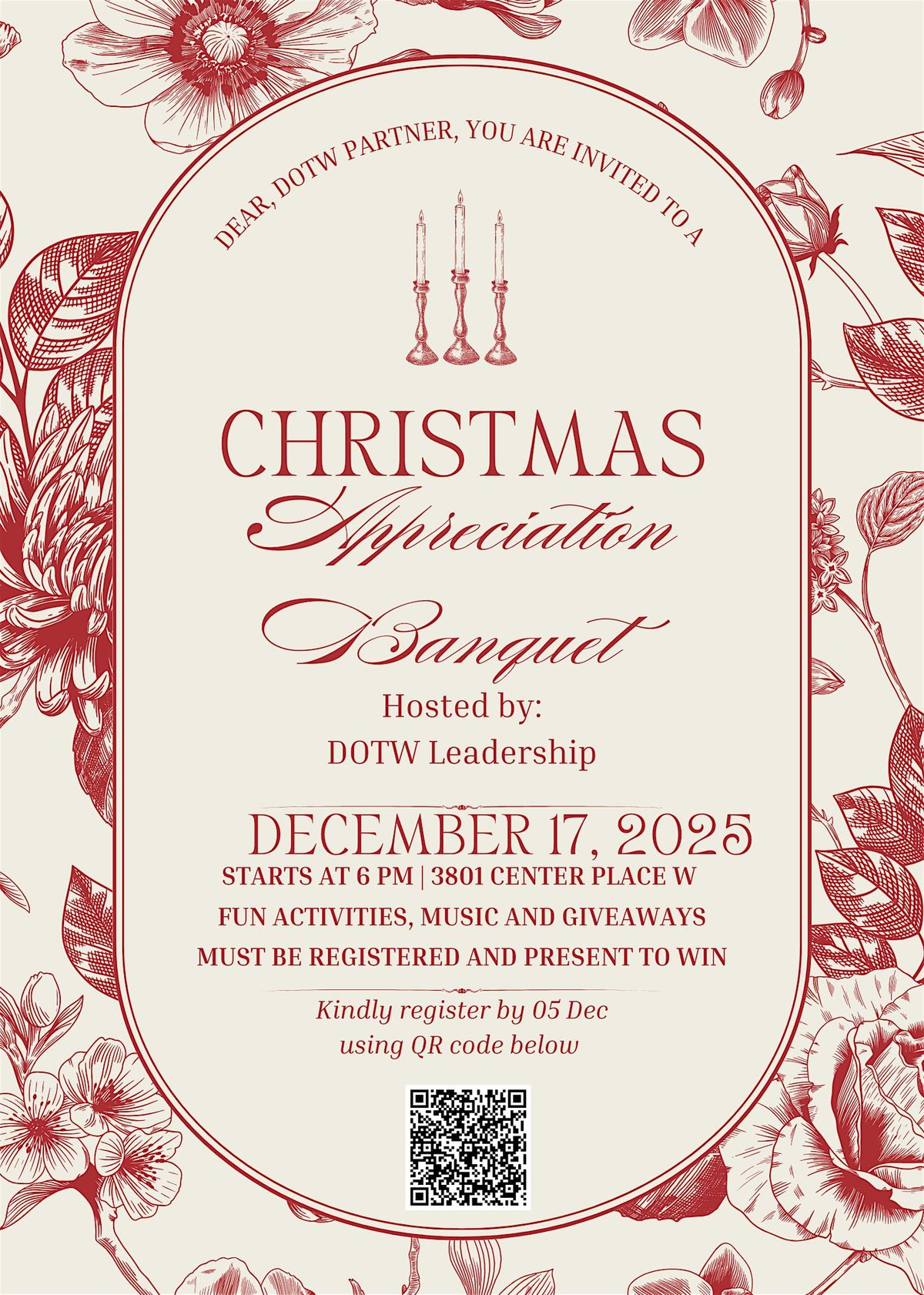 Doers of the Word Christmas Appreciation Banquet, 17 December | Event in Birmingham | AllEvents