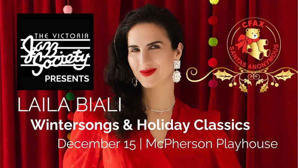 Victoria Jazz Society Presents Laila Biali Wintersongs & Holiday