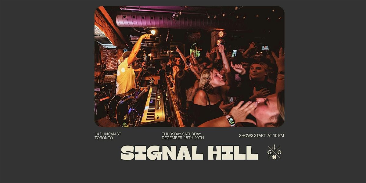 Signal Hill - Grace O'Malley's, 18 December | Event in Toronto | AllEvents