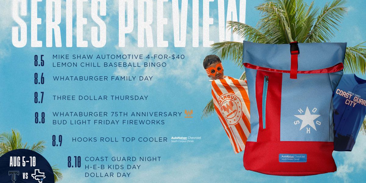 Frisco RoughRiders at Corpus Christi Hooks at Whataburger Field, 2 April | Event in Corpus Christi | AllEvents