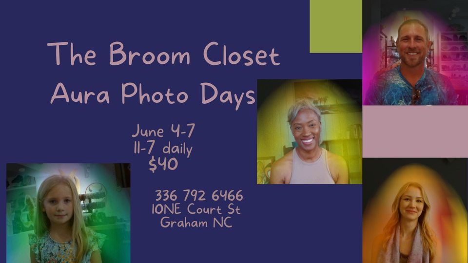 Aura Photo Days, The Broom Closet Metaphysical Shoppe, Graham, 7 June