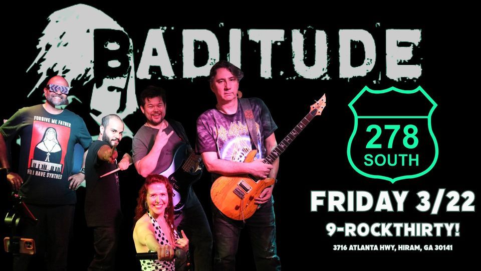 Baditude Debuts 278 South, 278 South, Hiram, March 22 2024 AllEvents.in