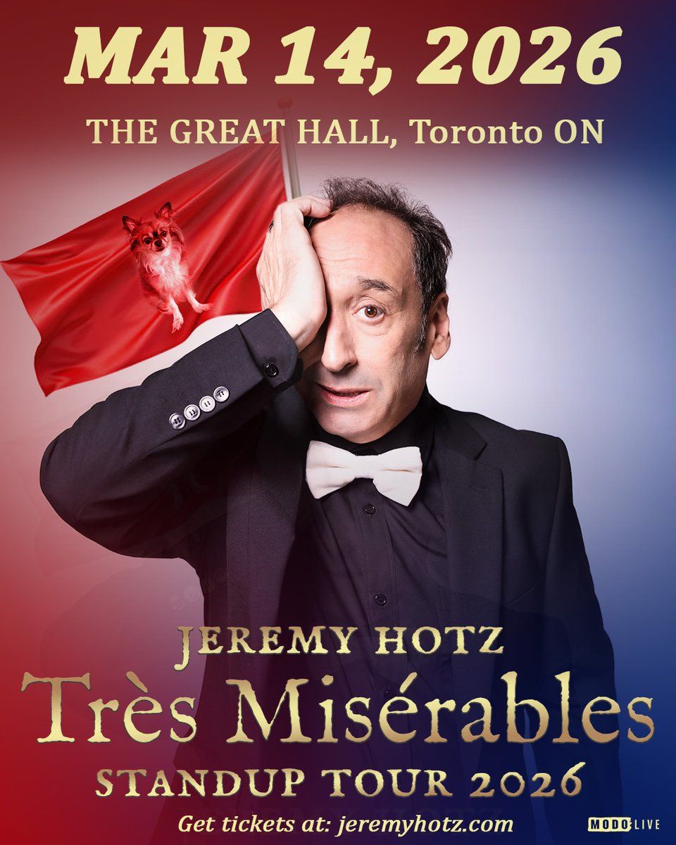 Jeremy Hotz at Imperial Theatre - Saint John, 20 February | Event in Saint John | AllEvents