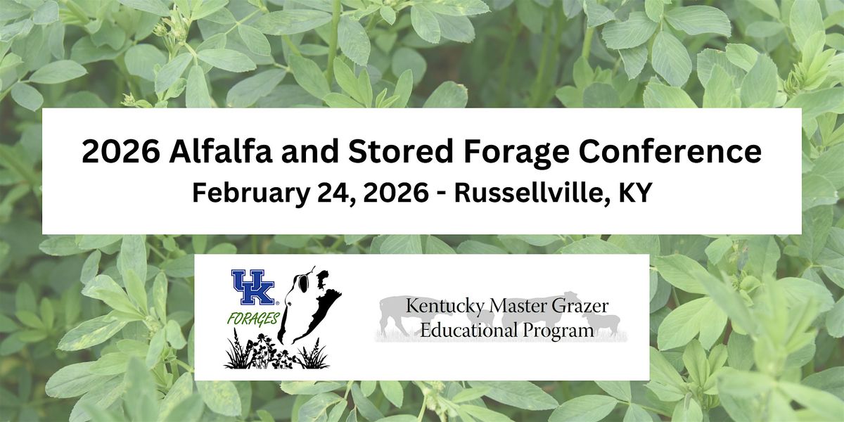 2026 Alfalfa & Stored Forage Conference Sponsorships, 24 February | Event in Russellville | AllEvents
