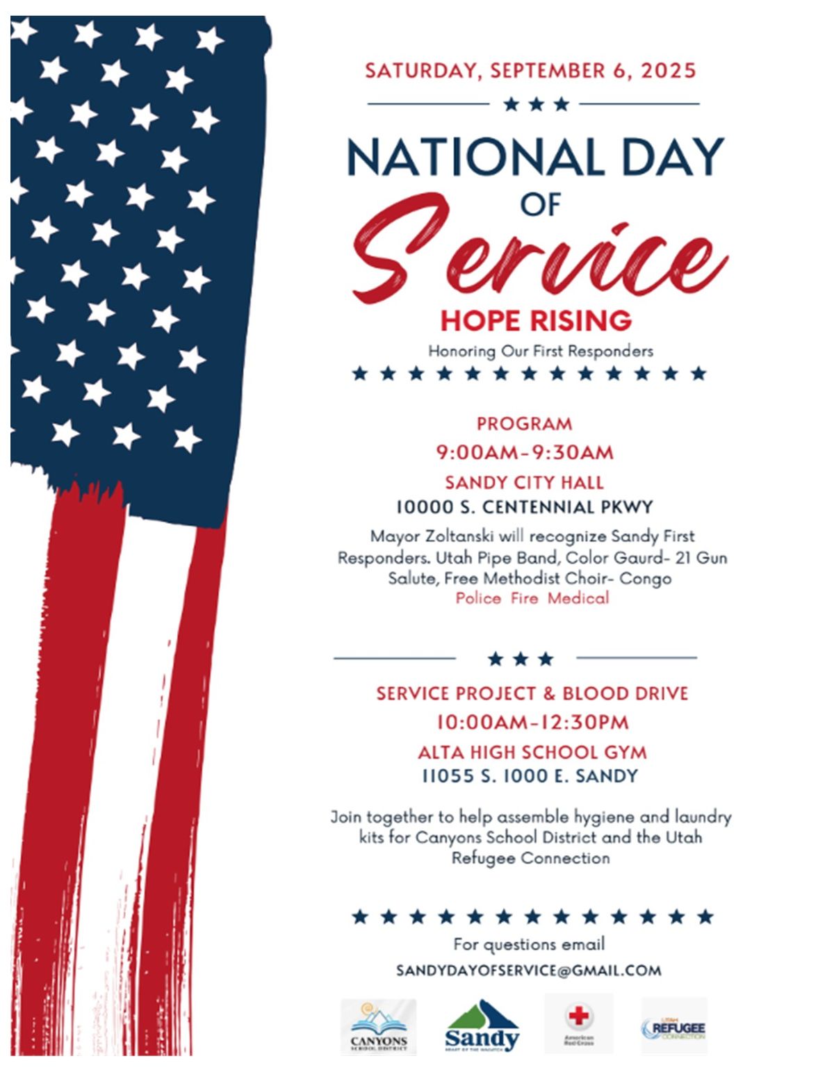 National Day of Service, 6 September | Event in Sandy | AllEvents