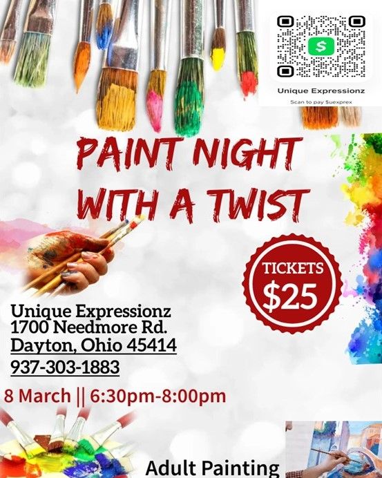 Paint Night with a Twist, 1700 Needmore Rd, Dayton, OH, United States