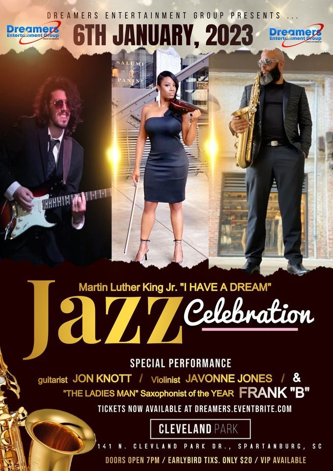 MLK JAZZ CELEBRATION, Cleveland Park Event Center, Spartanburg, January