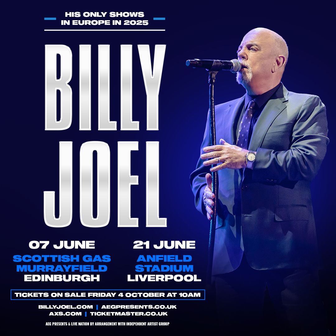 Billy Joel Edinburgh Tickets | Event in Edinburgh | AllEvents