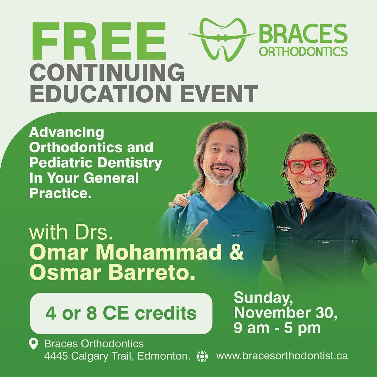FREE CE COURSE - ADVANCING PEDIATRICS AND ORTHODONTICS IN YOUR PRACTICE, 30 November | Event in Edmonton | AllEvents