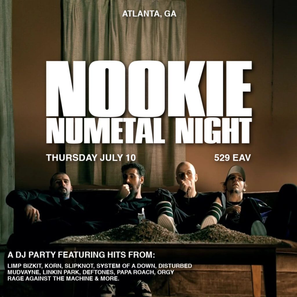 Nookie - Nu-Metal Night, 19 June | Event in Tampa | AllEvents