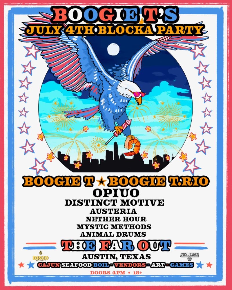 Boogie T - July 4th Blocka Party at Far Out Lounge, 4 July | Event in Austin | AllEvents