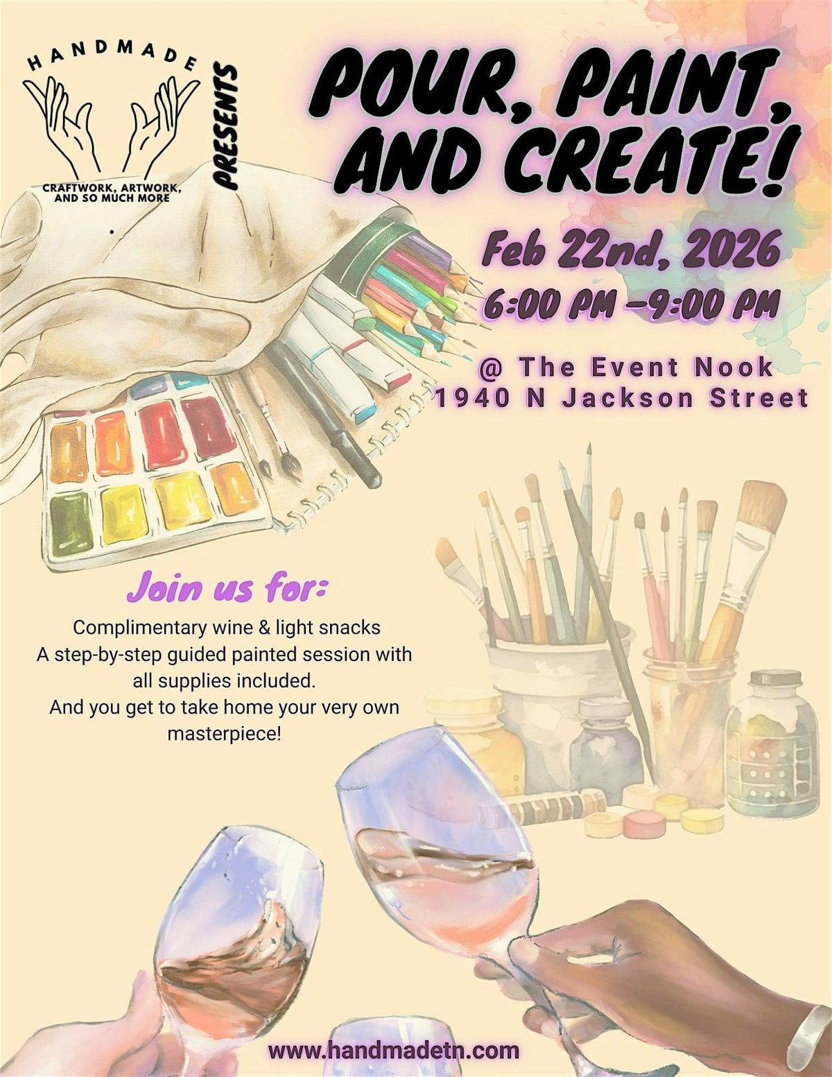 Pour, Paint and Create!