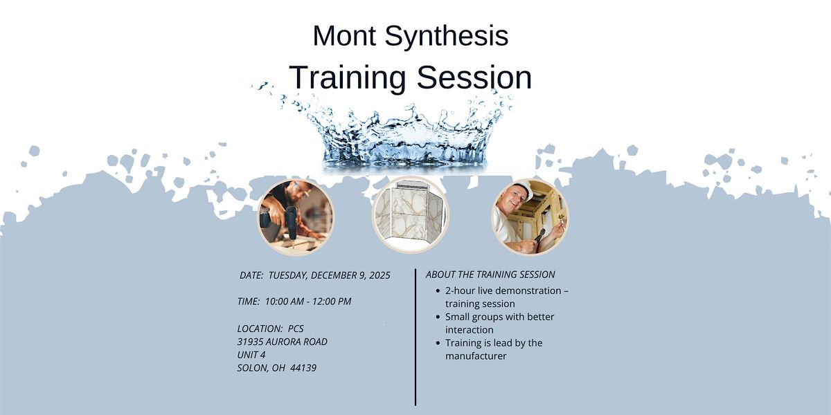 Mont Surfaces Synthesis Training, 9 December | Event in Solon | AllEvents