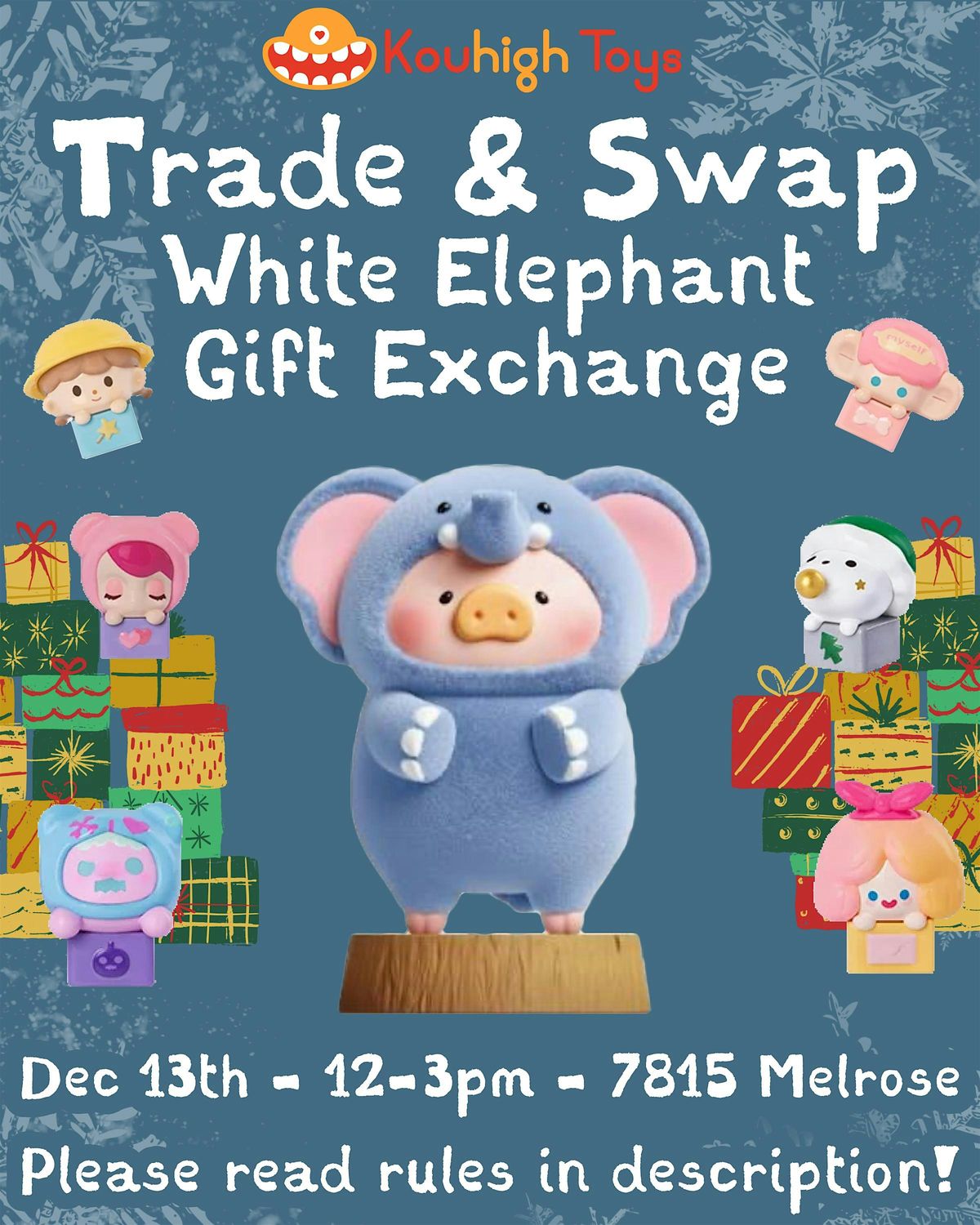 Trade & Swap White Elephant Gift Exchange, 13 December | Event in Los Angeles | AllEvents