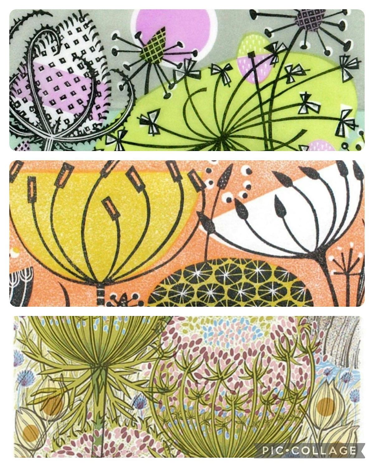 Angie Lewin Inspired Mixed Media, Bodley Studio, Ford Street ...