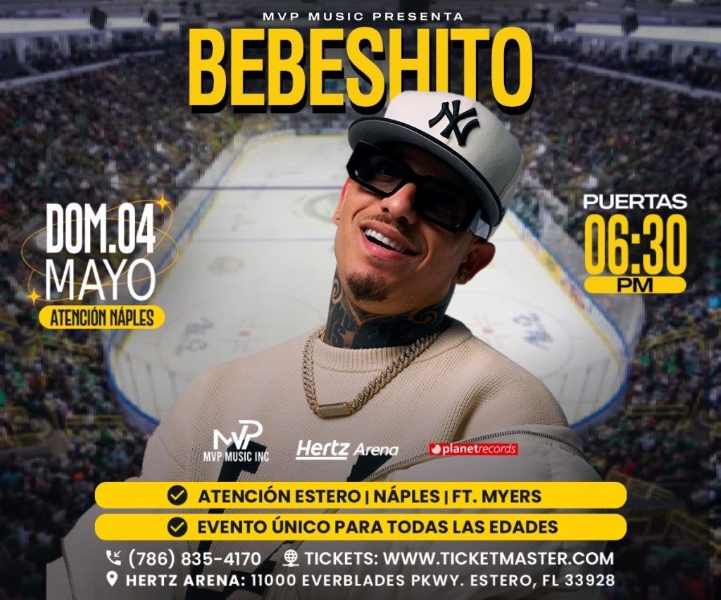 Bebeshito at Kaseya Center, 9 August | Event in Miami | AllEvents