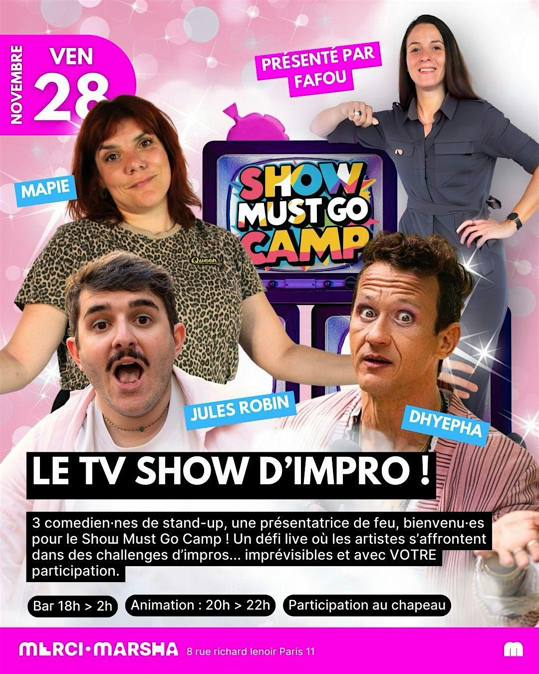 Spectacle impro queer ️‍️‍, 28 November | Event in Paris | AllEvents