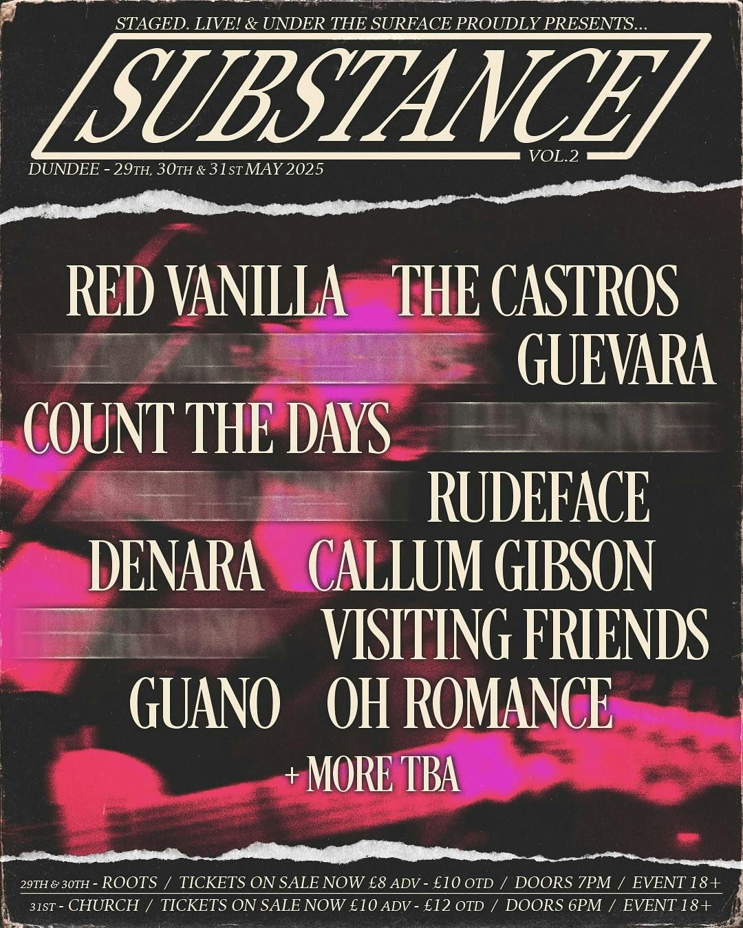 SUBSTANCE Live Day 3 , 31 May | Event in Dundee | AllEvents
