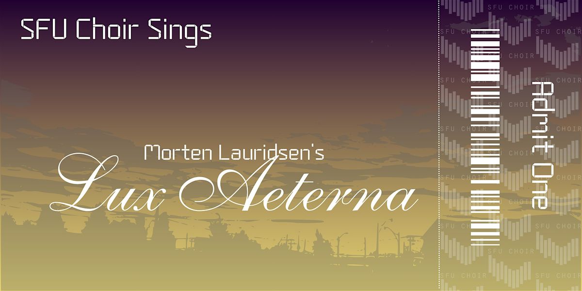 SFU Choir Concert - Fall 2025, 13 December | Event in New Westminster | AllEvents