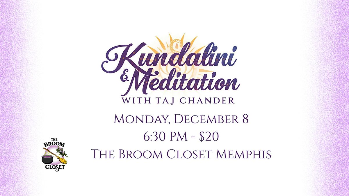 Kundalini Yoga & Meditation with Taj Chander, 8 December | Event in Memphis | AllEvents