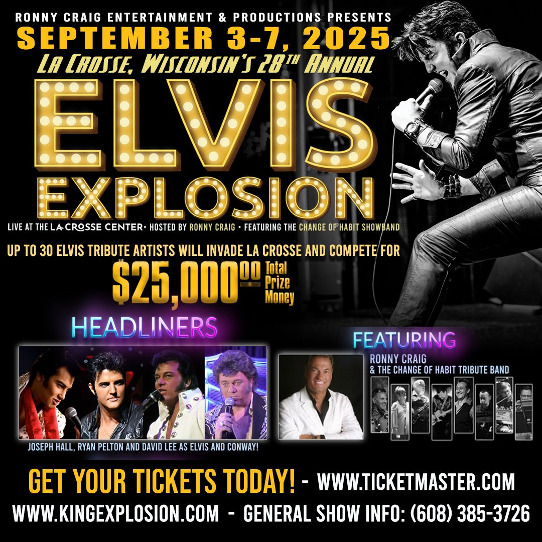 Elvis Explosion at La Crosse Center, 7 September | Event in La Crosse | AllEvents
