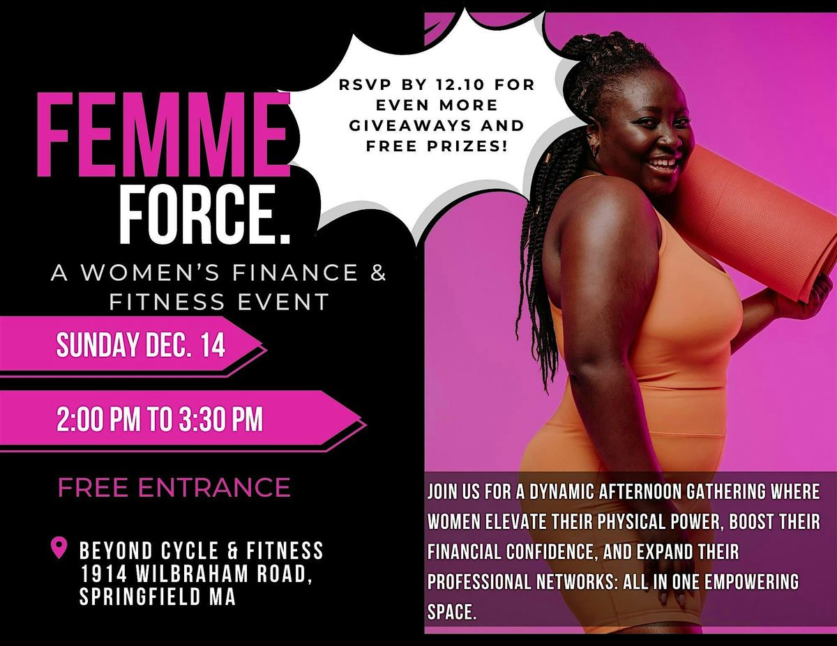 FemmeForce: A Free Women's Fitness & Finance Event, 14 December | Event in Springfield | AllEvents