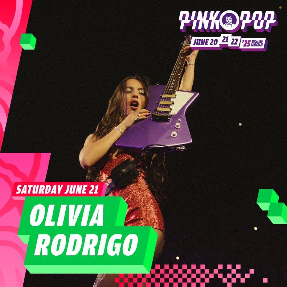 Pinkpop 2025 Saturday Olivia Rodrigo, Megaland, Landgraaf AllEvents