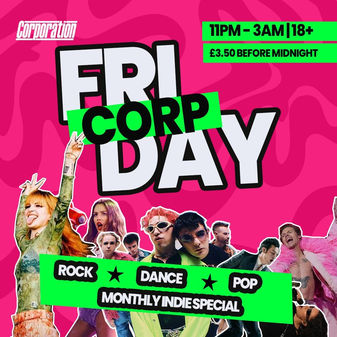 Friday Corp, 24 October | Event in Sheffield | AllEvents