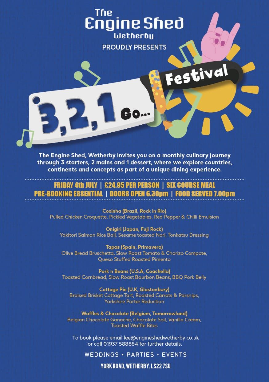 321 Go Festival, 4 July | Event in Wetherby | AllEvents