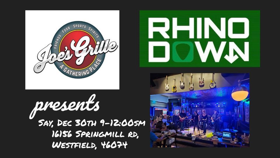 Rhino Down debuts at Joe’s Grill Westfield NYEE!, Joe's Grille