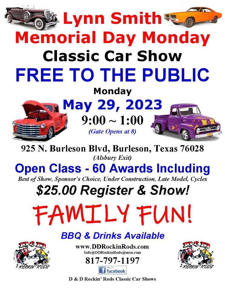 Lynn Smith Memorial Day Monday Classic Car Show, Lynn Smith Chevrolet