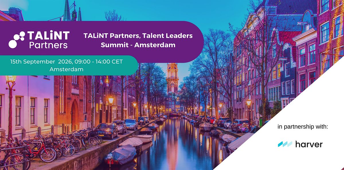TALiNT Partners: TA Leaders Summit Amsterdam