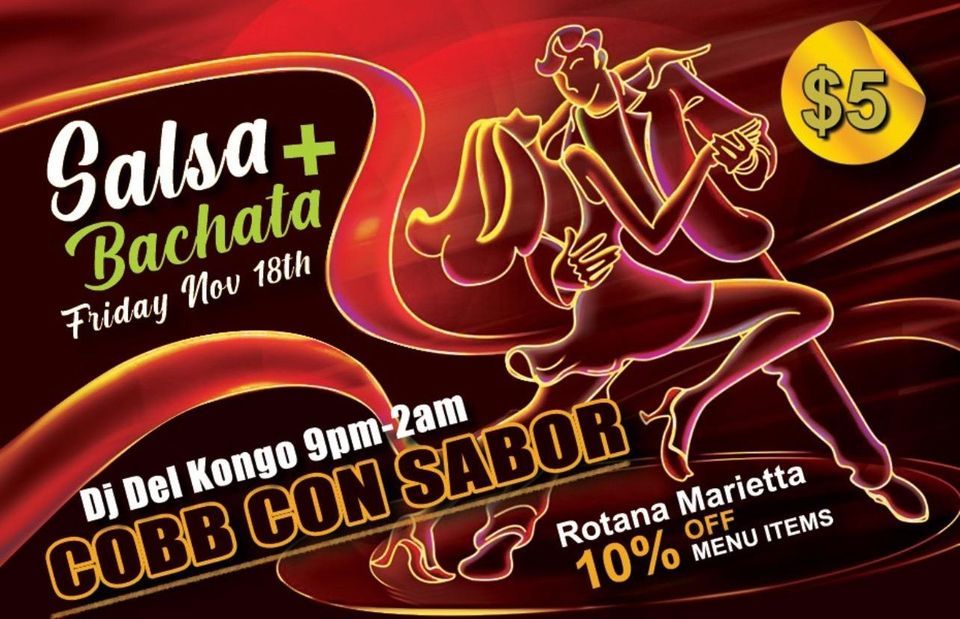 Cobb Con Sabor Salsa + Bachata, Rotana Restaurant & lounge Marietta