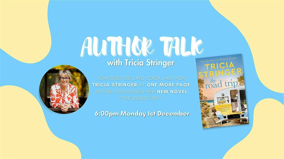 Tricia Stringer at One More Page, 1 December | Event in Kadina | AllEvents