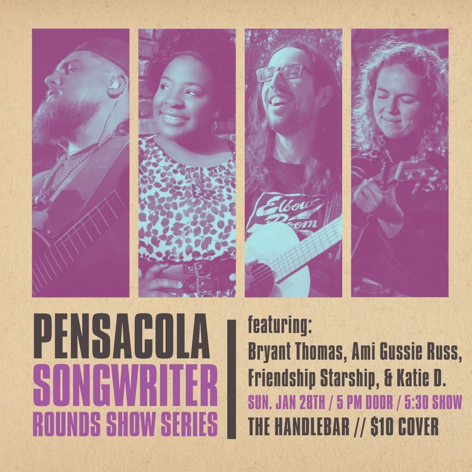 First Songwriter Round of 2024, The Handlebar, Pensacola, January 28