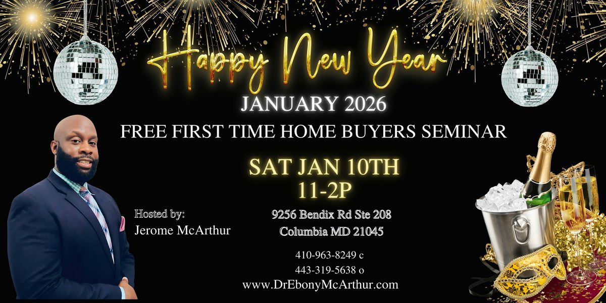 1st (First)  Time Home-buyer seminar, 10 January | Event in Columbia | AllEvents
