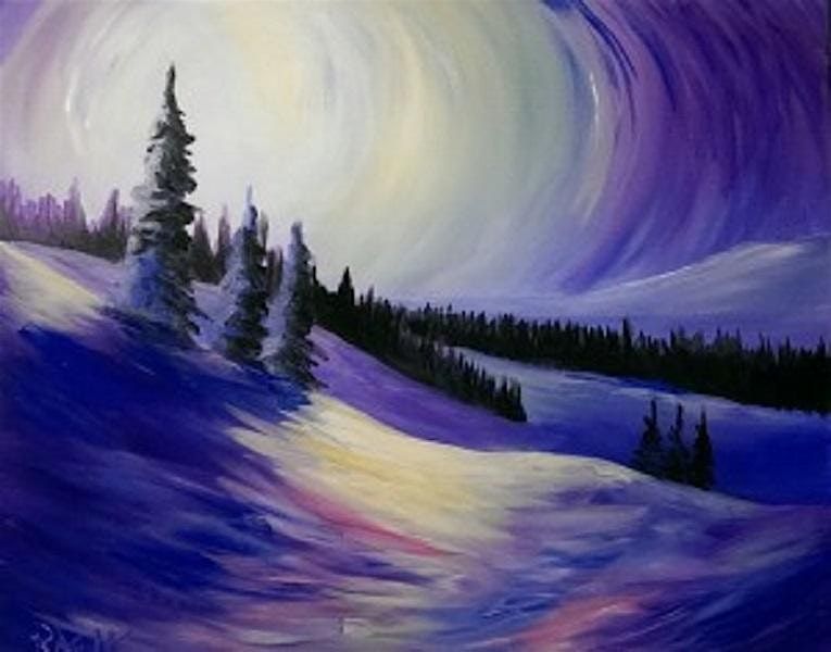 Sunshine and Snow - Tipsy Brush Painting Party!, 7 January | Event in Kila | AllEvents