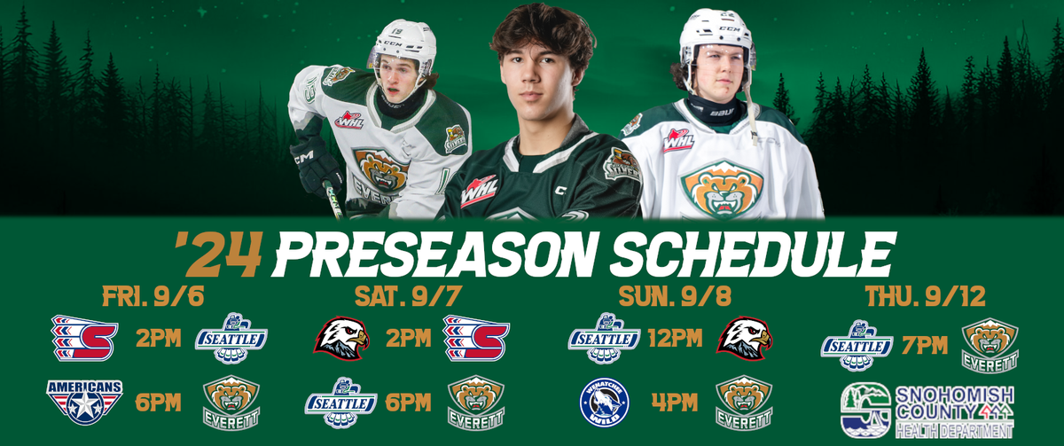 Preseason: Everett Silvertips at Seattle Thunderbirds, 3 September | Event in Kent | AllEvents
