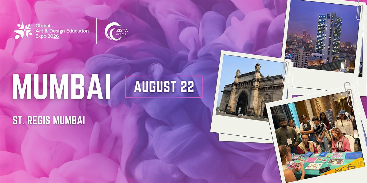 Global Art & Design Education Expo 2026 - Mumbai — event poster