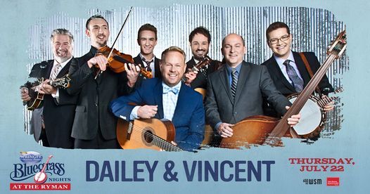 Dailey Vincent Bluegrass Nights Ryman Auditorium Nashville July 22 2021 Allevents In Online Event Ryman Auditorium 2021 Christmas Shows