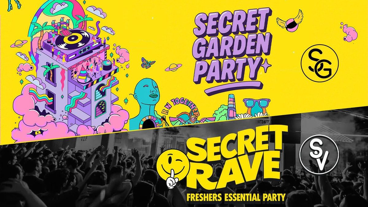 DAY 3 - TRENT WELCOME WEEK 👽🎡 FRESHERS SECRET GARDEN PARTY &amp; SECRET RAVE! , 17 September | AllEvents
