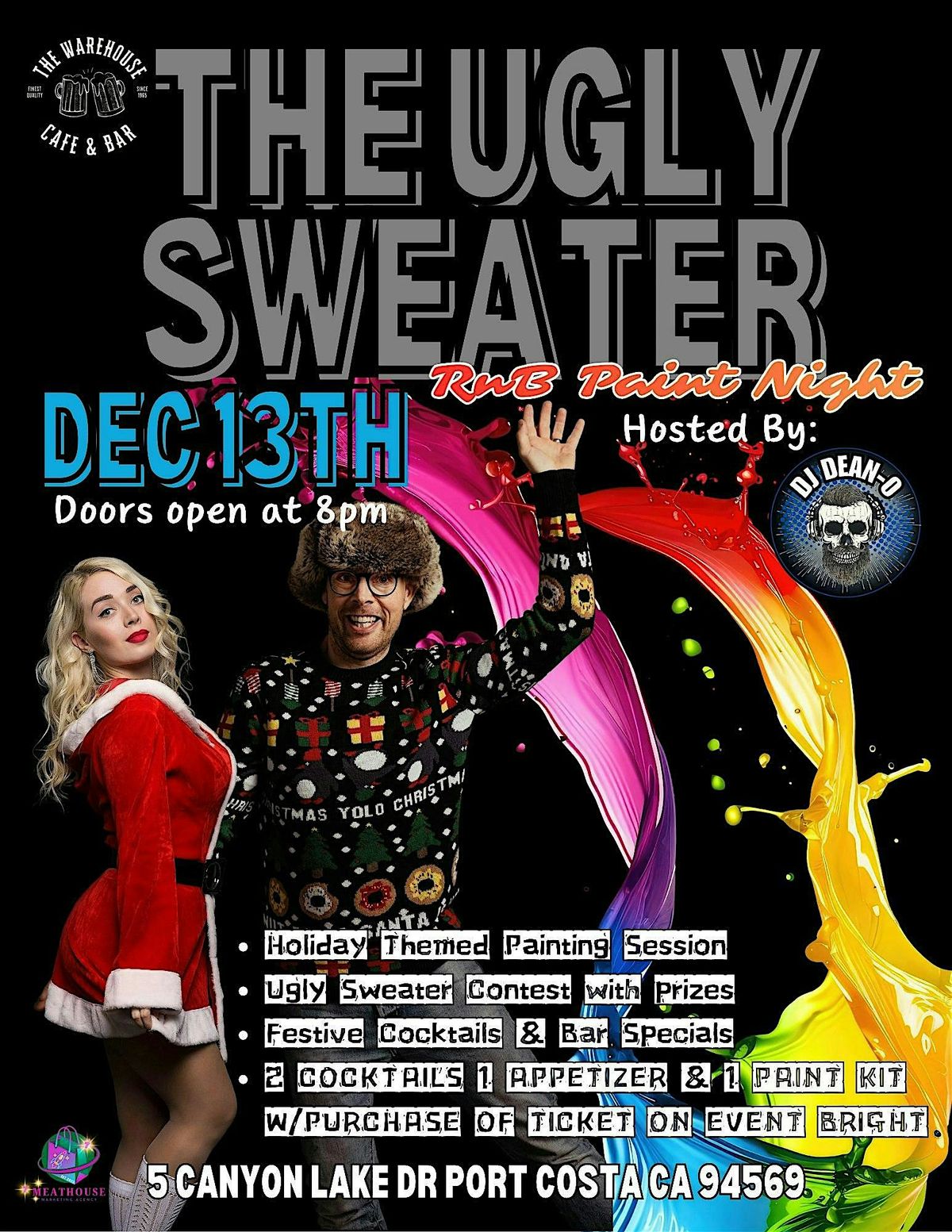 The Ugly Sweater RnB Paint Night, 13 December | Event in Port Costa | AllEvents