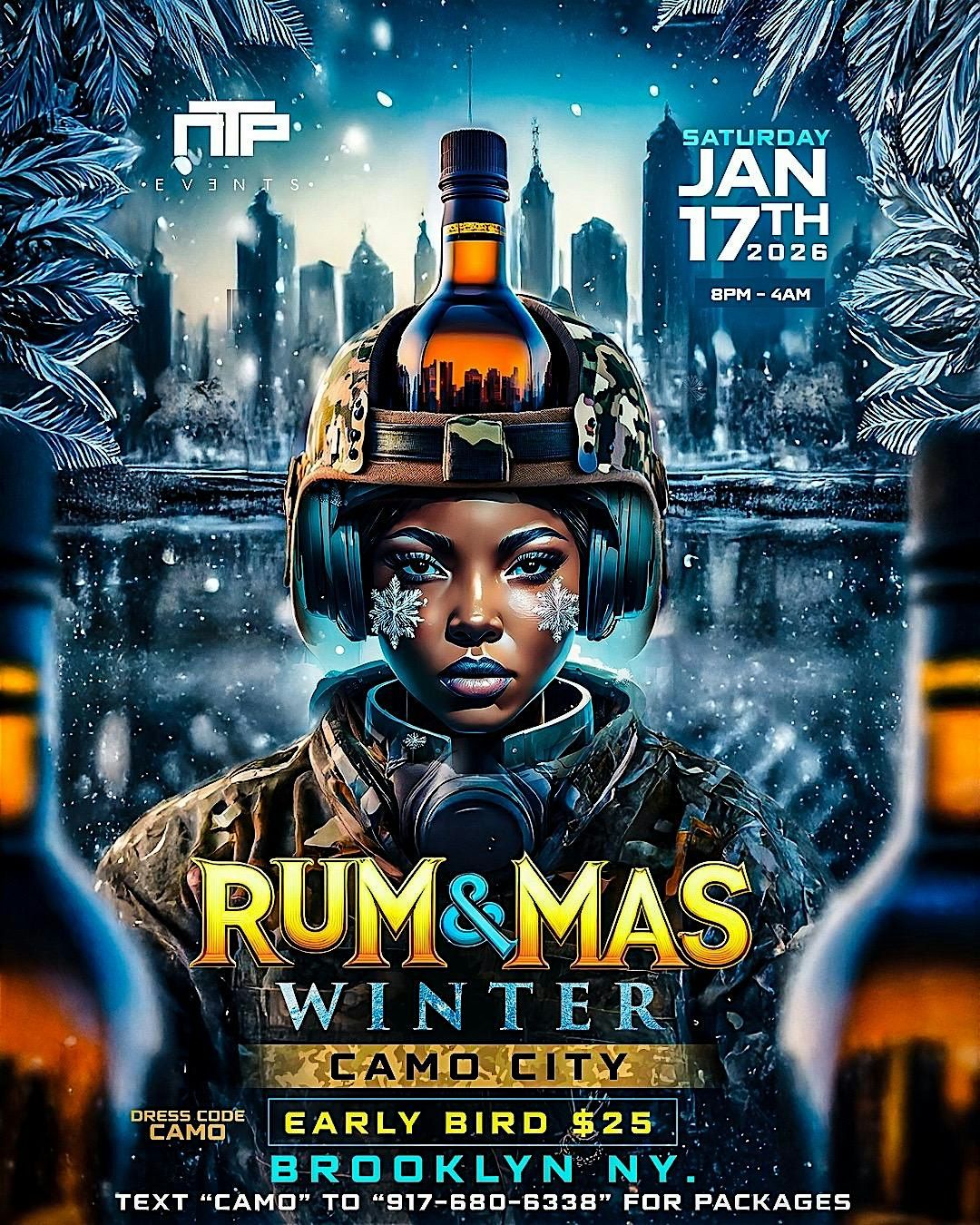 RUM & MAS WINTER, 17 January | Event in Brooklyn | AllEvents