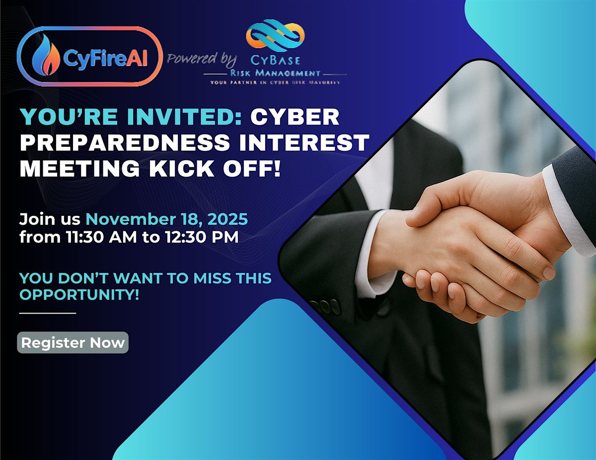 Cyber Preparedness Collective Interest Kick Off, 4 December | Event in Dallas | AllEvents