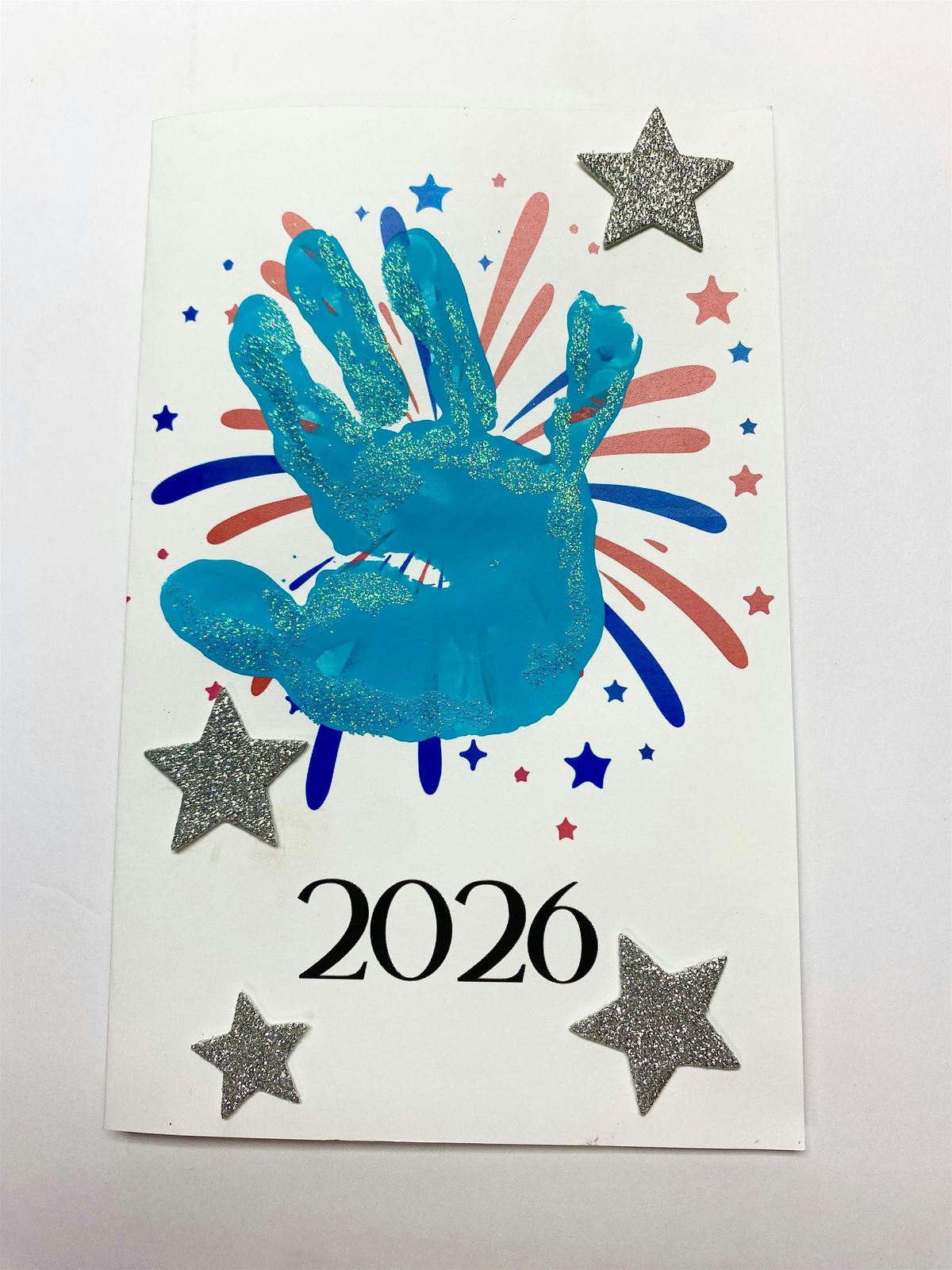 Firework card and festive fairy crowns