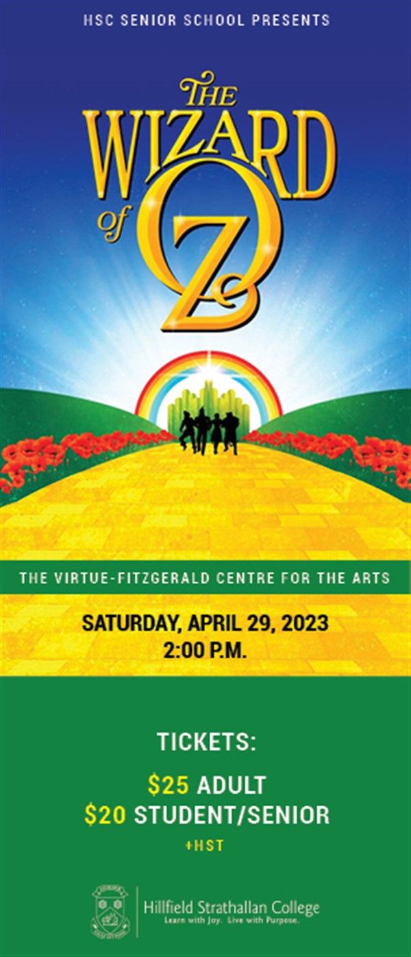 Wizard Of Oz at Algonquin Arts Theatre, 12 July | Event in Manasquan | AllEvents